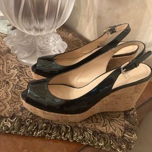 Stuart Weitzman platform wedges size 9 1/2